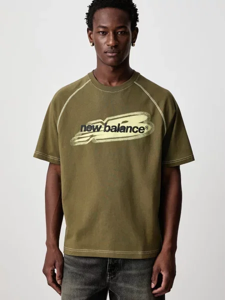 New Balance tricou oversized din pentru bărbați
