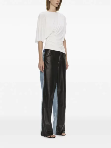Blugi Christopher Esber din piele negru