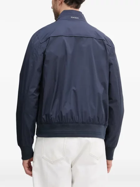Geacă Hackett London cu broderie albastru