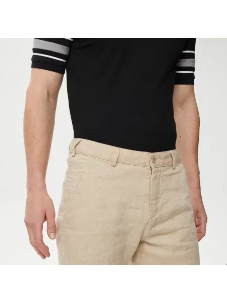 Lacoste Bermudy Lacoste beżowe