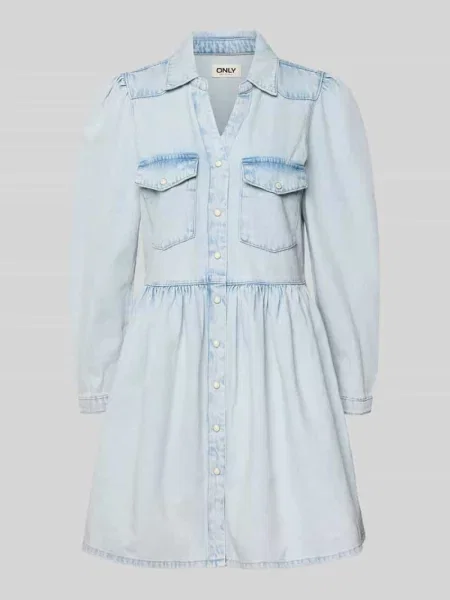 Jeansowa sukienka mini z czystej bawełny model CYRUS' Only