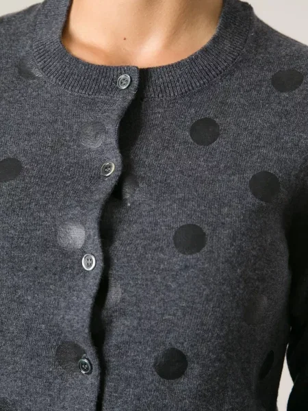 Cardigan Golden Goose cu buline gri