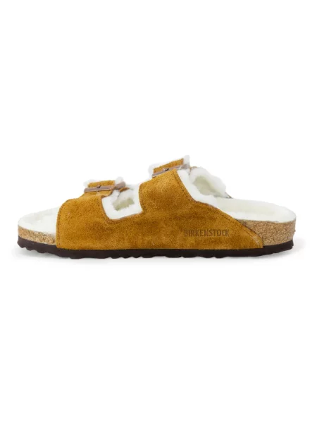 Kapcie Birkenstock brązowe