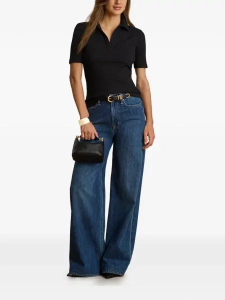 Tricou Lauren Ralph Lauren tricotate negru