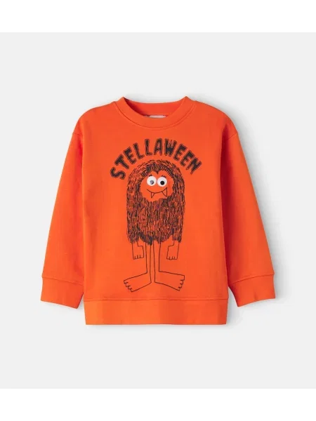 Gyerek melegítő felső Stella Mccartney narancsszínű