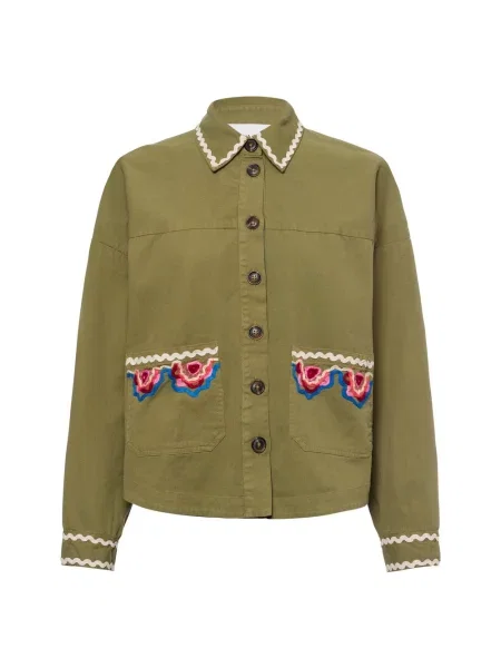 Y.A.S kurtka przejściowa Yasmirra Kobiety wzorzysty 34 zielony