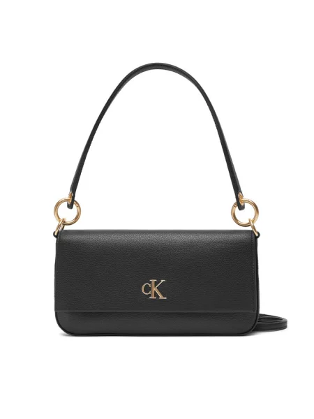 Calvin Klein Jeans Torebka Minimal Monogram Shoulder Pouch czarny