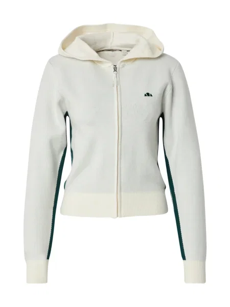 ELLESSE Geacă tricotată Laneisa verde închis / murdar alb