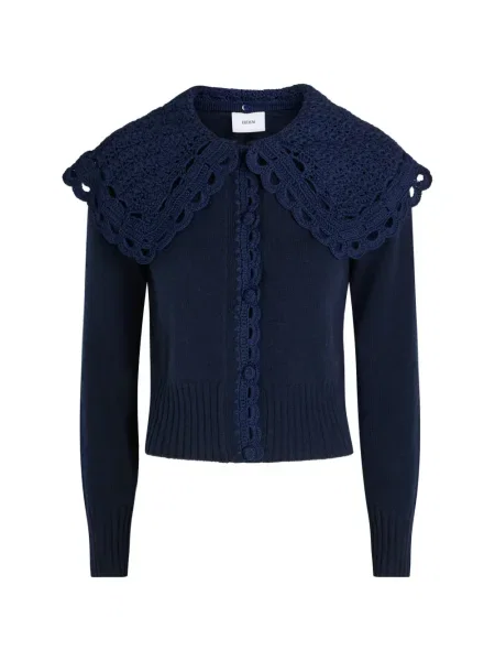Gulerat cardigan Erdem albastru