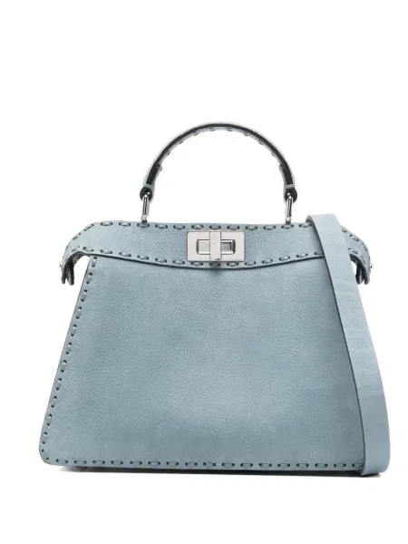 Torbica Fendi Peekaboo plava