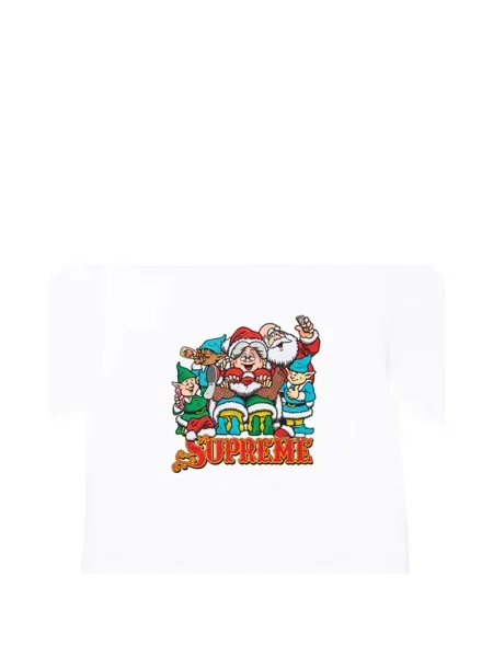 Tricou Supreme cu imagine alb