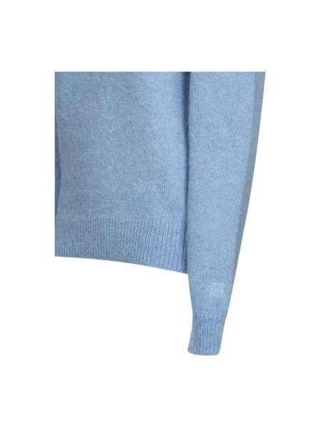 Sweter Toteme z alpaki klasyczny niebieski