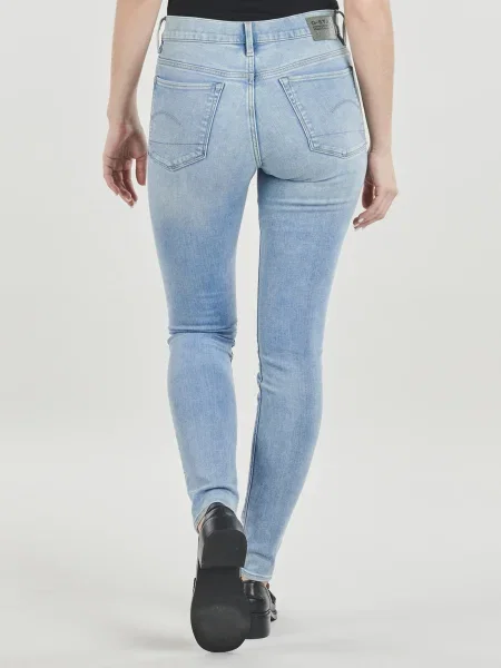 Skinny fit džínsy G-star Raw skinny fit modrá