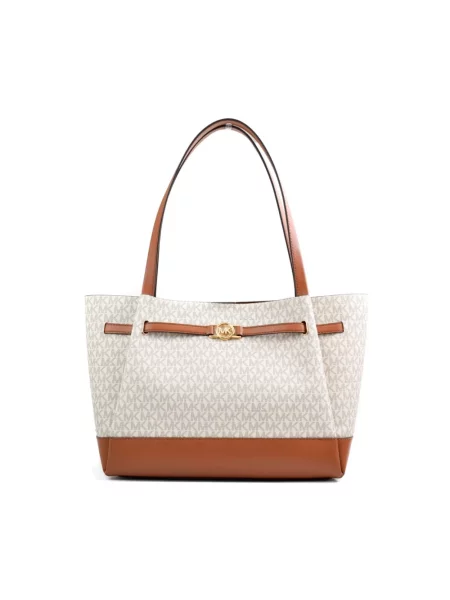 Shopperka Michael Kors z logo biała