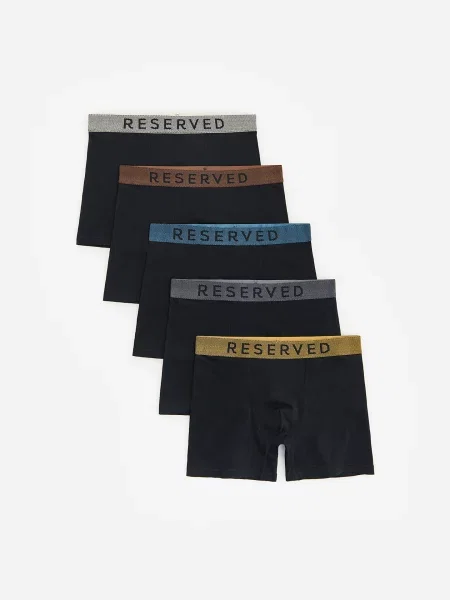 Длинные боксеры Reserved черные