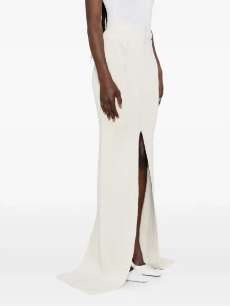 Fusta maxi Rick Owens tricotate