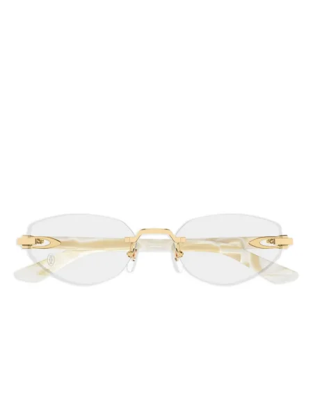 Ochelari de soare Cartier Eyewear cu imprimeu geometric