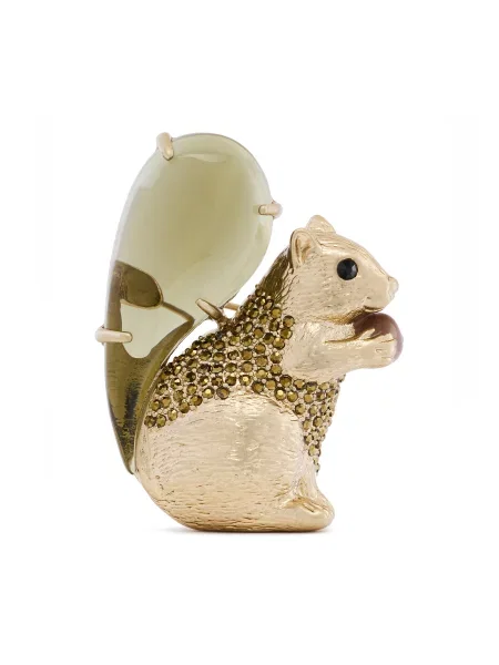 Брошка Weekend Max Mara коричневий