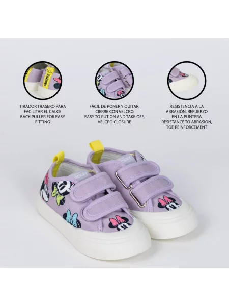 Sneakerși copii Minnie gri
