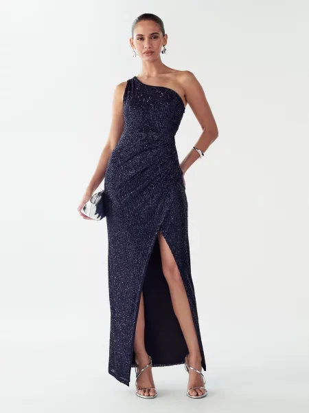 BWLDR Rochie de seară Brodey închis albastru