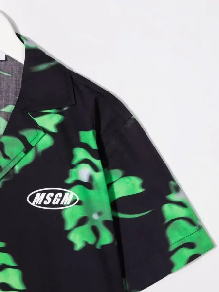 Dětska košile Msgm modrá