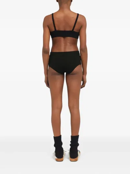 Pantaloni scurți Alanui din cașmir negru