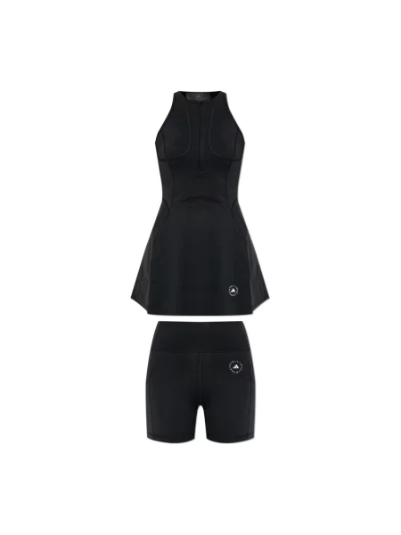 Adidas By Stella Mccartney Sukienka Tenisowa Adidas By Stella Mccartney schwarz czarna