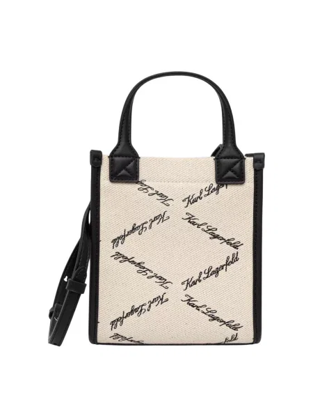 Karl Lagerfeld torebka crossbody K/VILLE beżowa