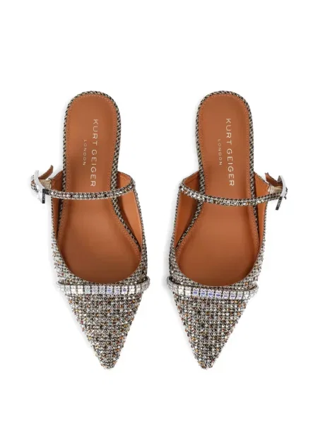 Γοβάκια Kurt Geiger London με αγκράφα γκρι