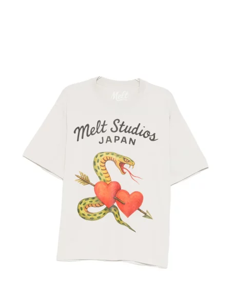 Tricou Melt cu imagine cu model piele de șarpe