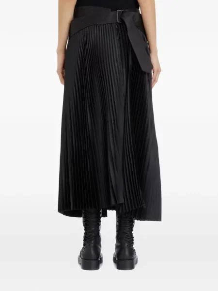 Fusta plisata Junya Watanabe negru