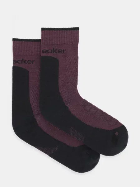 Чорапи с вълна Icebreaker Merino Hike+ бордо
