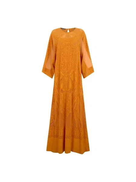 Sukienka Alberta Ferretti pomarańczowa
