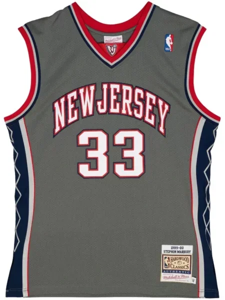 Cămașă Mitchell & Ness din jerseu gri