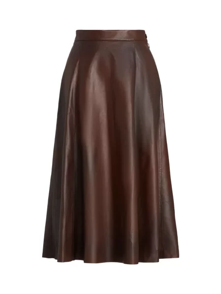 Fustă Ralph Lauren Collection maro