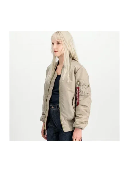 Bunda Alpha Industries Heritage Bomber béžová