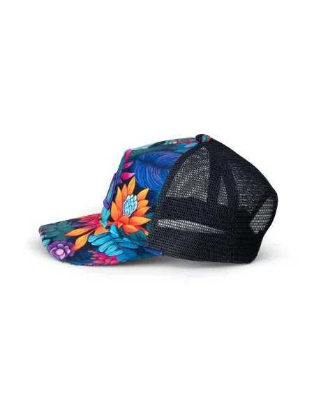 Czapka jeździecka z daszkiem trucker GALOP WEAR Power Flower