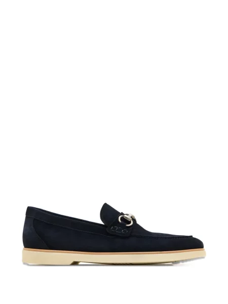 Pantofi loafer Magnanni din piele de căprioară albastru