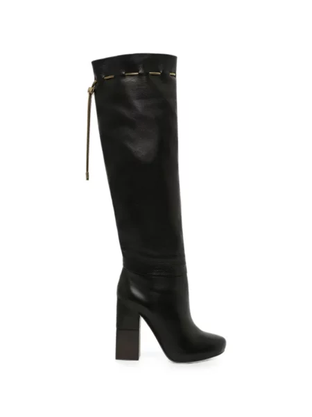 Cizme Lanvin cu cordon negru