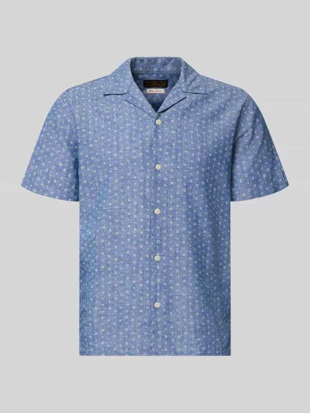 Koszula casualowa o kroju regular fit z mieszanki bawełny i lnu model SUMMER' Jack & Jones Premium