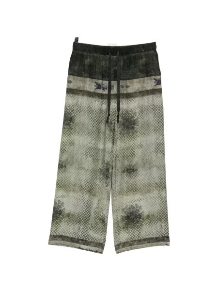 Pantaloni Ziggy Chen cu cordon verde