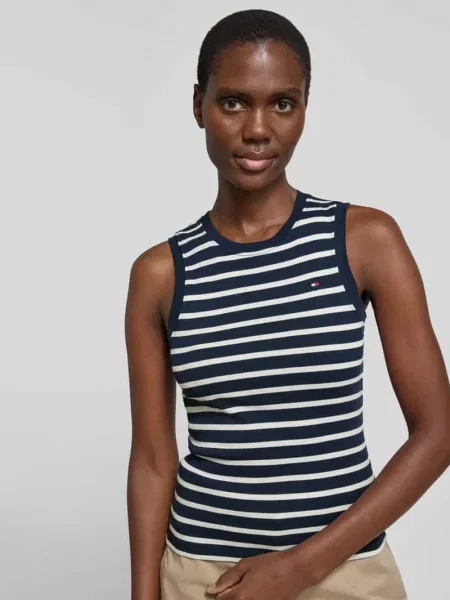 Top Tommy Hilfiger granatowy