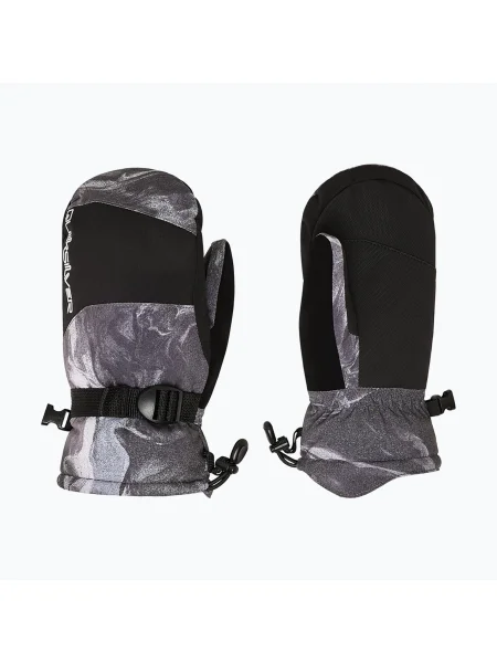 Lyžiarske rukavice Quiksilver Mission sivá