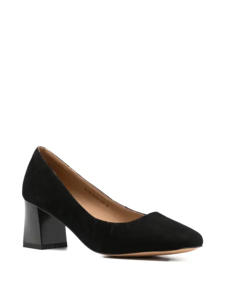 Pantofi cu toc Linda Baumann din piele de căprioară negru