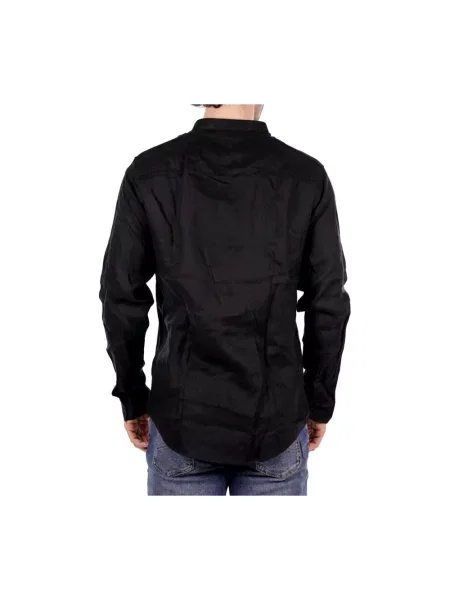 Koszula Armani Exchange klasyczna czarna