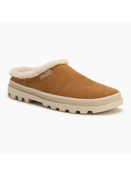 Klapki Palladium Palladune Mule Warm dear brown brązowe