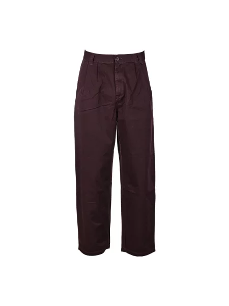 Spodnie Carhartt Wip brązowe