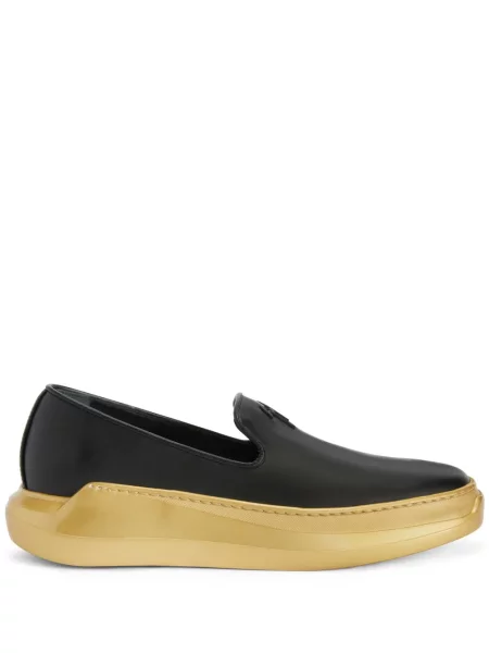 Pantofi loafer Giuseppe Zanotti din piele negru