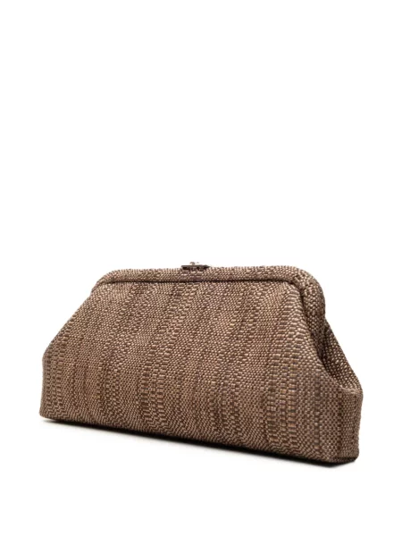 Geantă plic Jimmy Choo maro