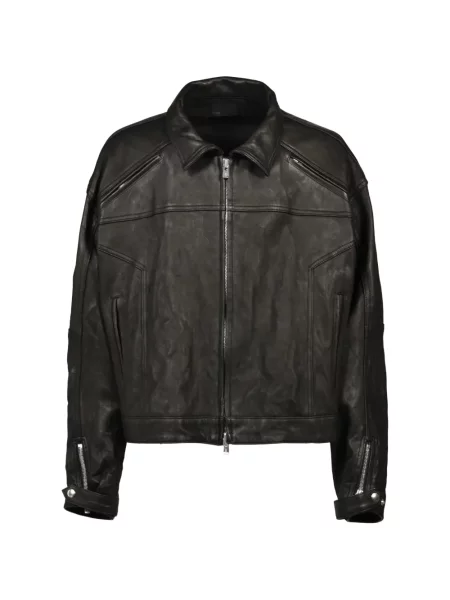Geanta de piele Filth negru